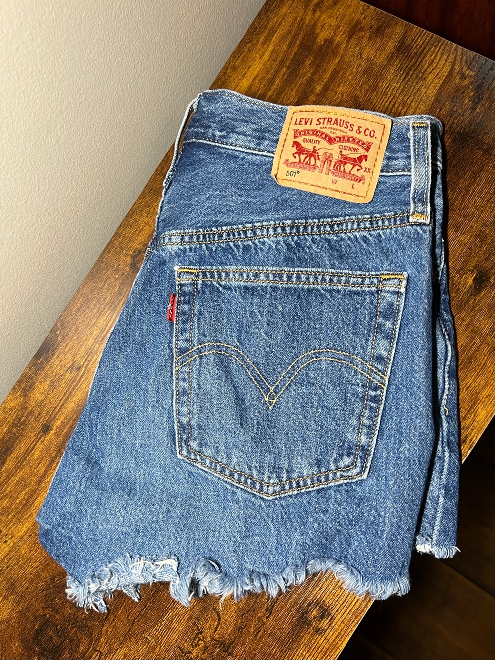 Levi's Blue Denim Shorts
